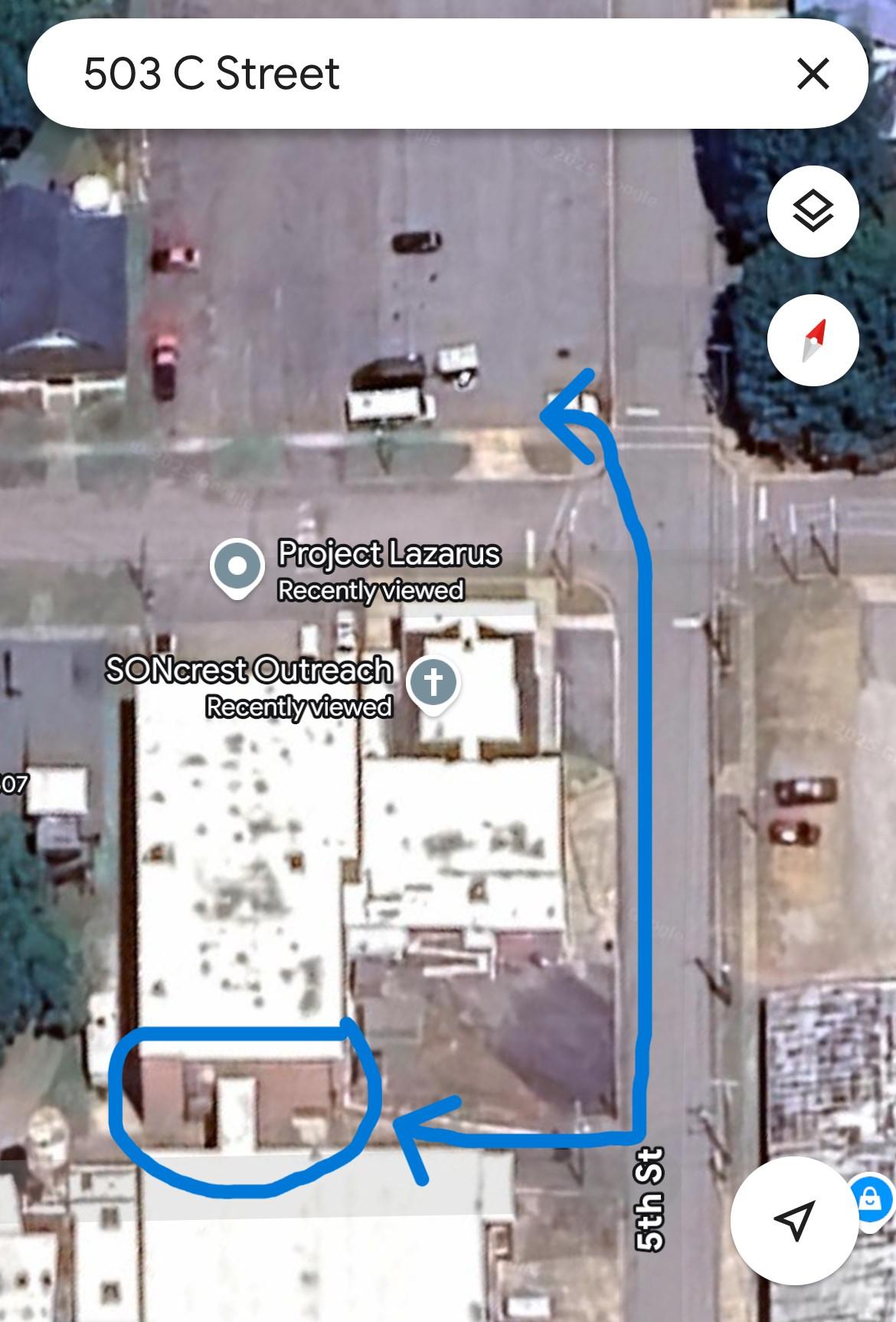 Yard Sale Location 9.25